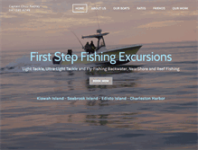 Tablet Screenshot of fishfirststep.com